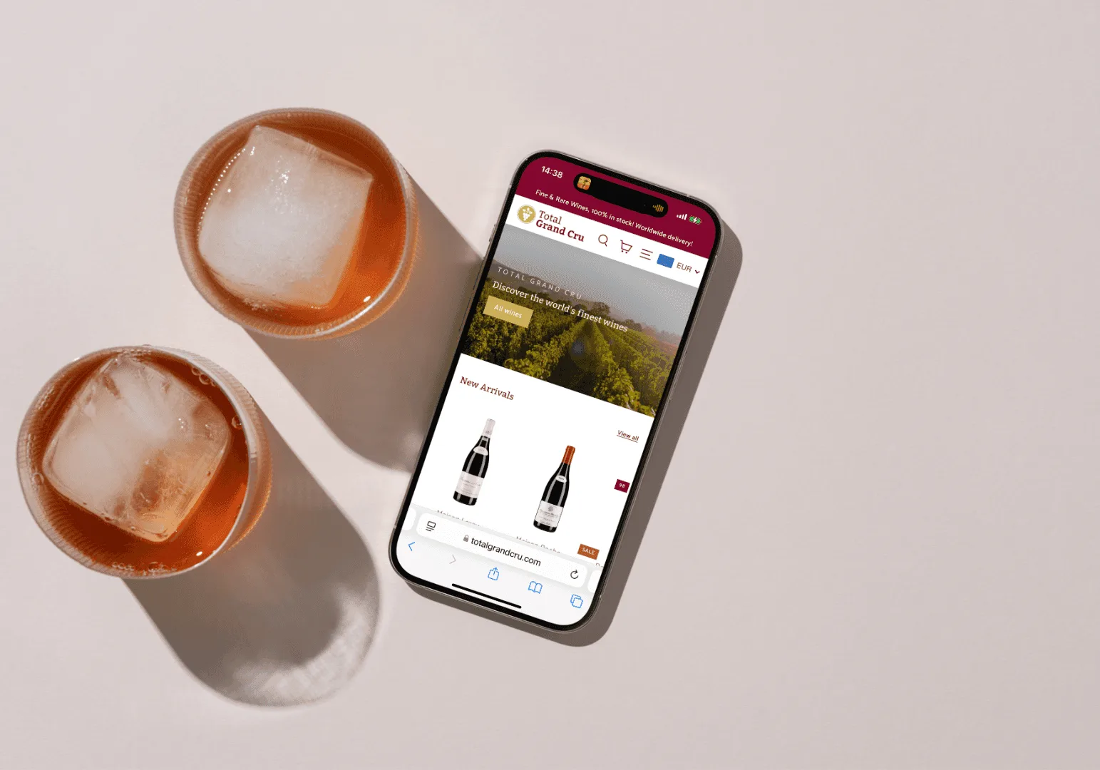 Total Grand Cru webshop