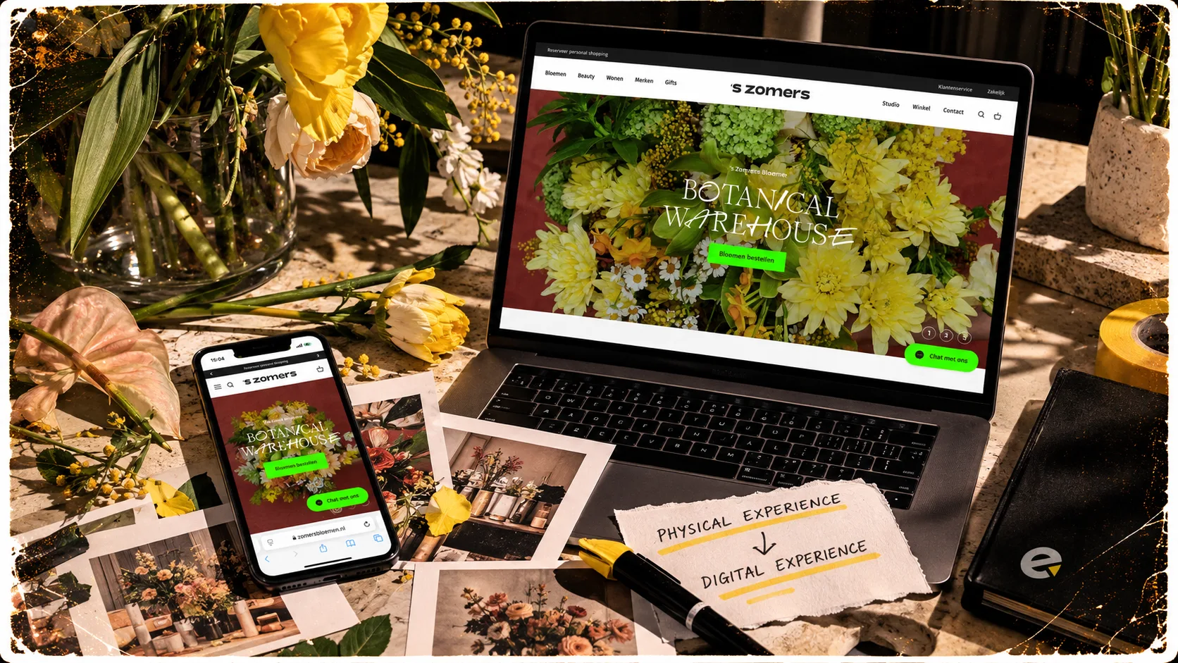 ’s Zomers Bloemen webshop