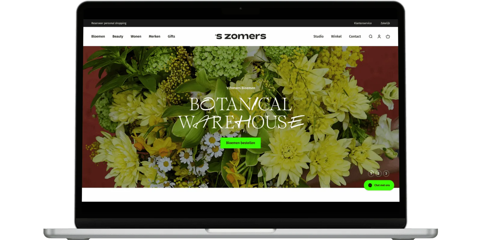 ’s Zomers Bloemen webshop