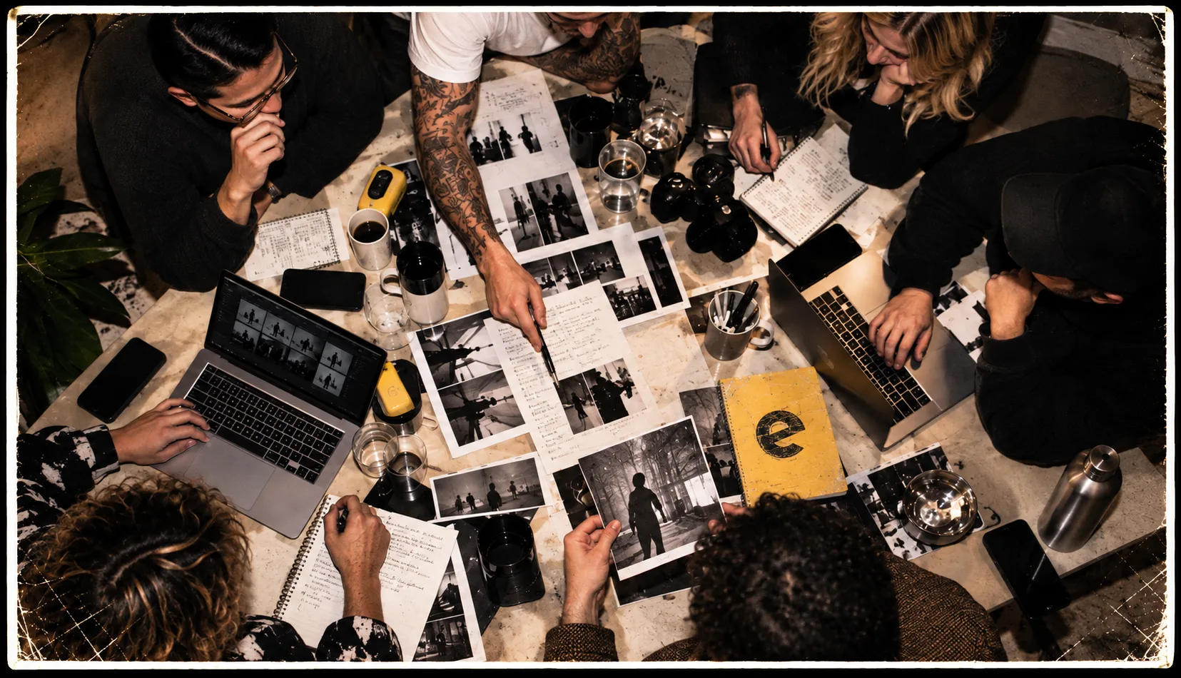 Het Evolut-team aan het werk